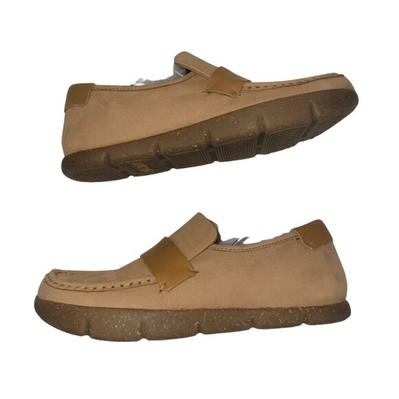NWOB Kalso Earth Shoe Dabb Nubuck Slip On Cognac Brown Leather Size 8 main image 6